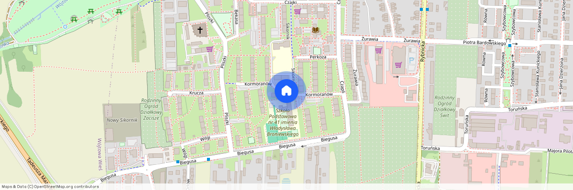 ul. Kormoranów, Sikornik, Gliwice, śląskie