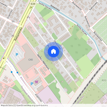 ul. Promienna, Zacisze, Targówek, Warszawa, mazowieckie