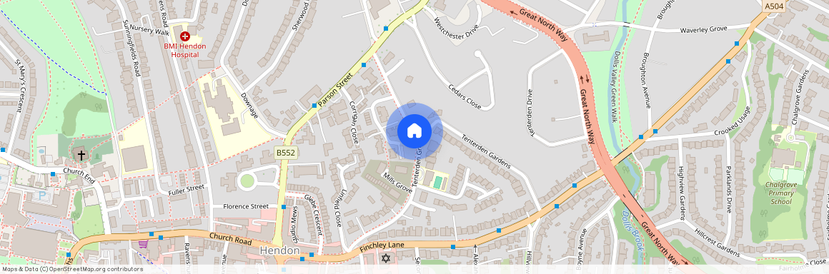 Edinburgh House, Tenterden Grove, Hendon