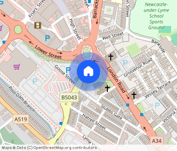 Tower Court, No.1 London Road, Newcastle Under Lyme, Staffordshire,... - Photo 1