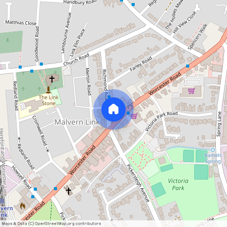 Flat, 253 Worcester Road, Malvern, Worcestershire, WR14 1AA