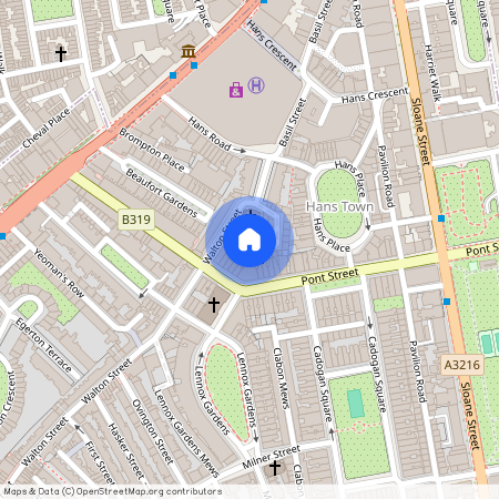 Pont Street, Knightsbridge, London, SW1X