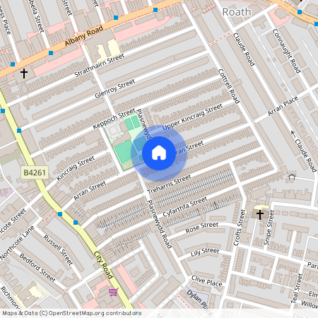 Arran Street, Roath, Cardiff