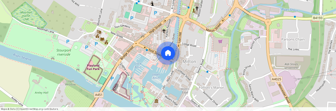 Parkes Passage, Stourport-On-Severn, DY13