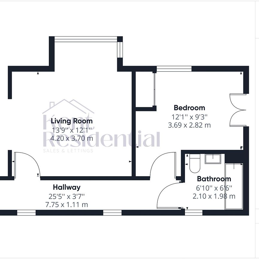 1 bed flat to rent in Tannery Way North, Canterbury, CT1 - Photo 1