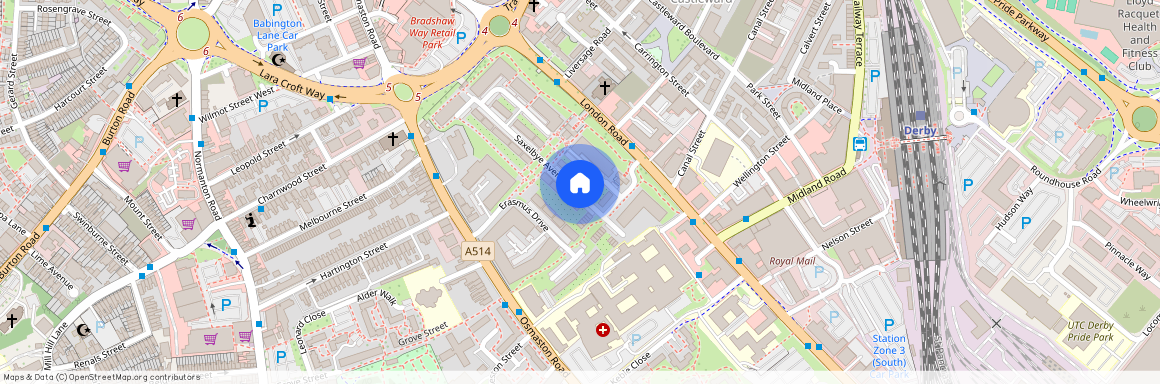 Sylvester Close, Derby, Derbyshire, DE1