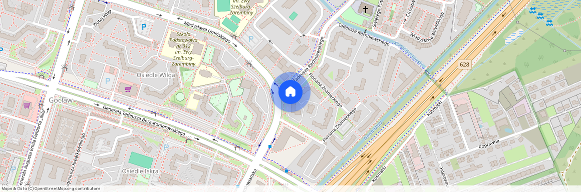 ul. Władysława Umińskiego, Gocław, Praga-Południe, Warszawa, mazowieckie