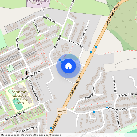 The Ridgedales, Moorside, Oldham, OL1