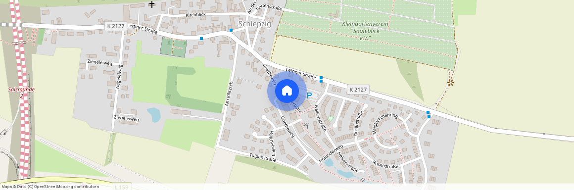 Schillerplatz 2, 06198 Salzmünde / Schiepzig