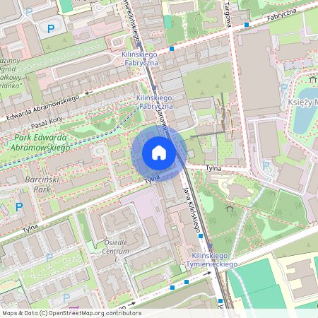 ul. Tylna, Centrum, Śródmieście, Łódź, łódzkie