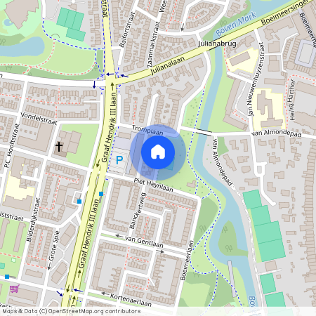 Boeimeer, 4819 AH, Witte de Withweg, Breda