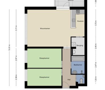 Appartement te huur: Korte Schijfstraat 124 5038 RN Tilburg - Photo 6