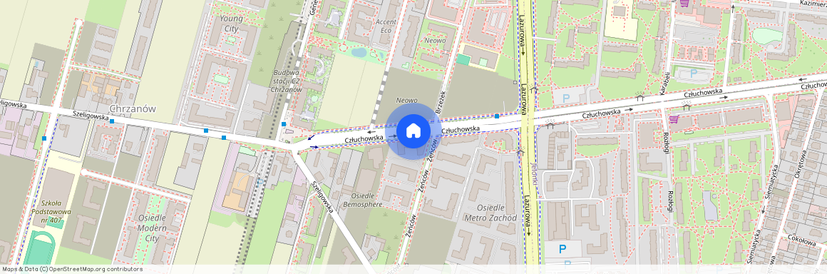 Warszawski, Warszawa, Bemowo, Człuchowska
