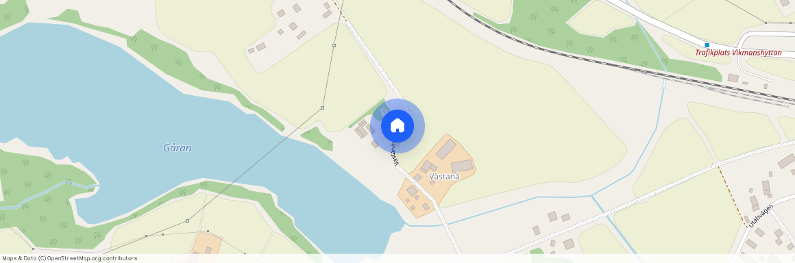 Västanåvägen, Vikmanshyttan
