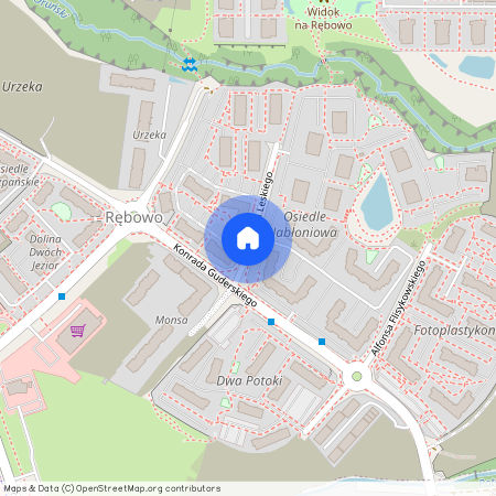 ul. Kazimierza Leskiego, Jasień, Gdańsk, pomorskie