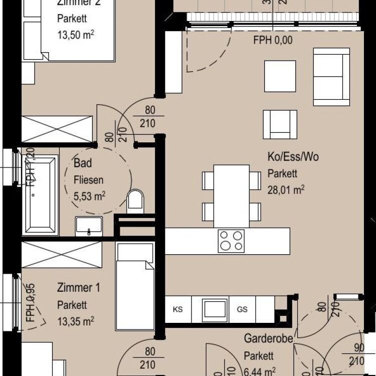 EINZIEHEN UND WOHLFÜHLEN: 3-ZIMMER-WOHNUNG IM DG - Foto 1