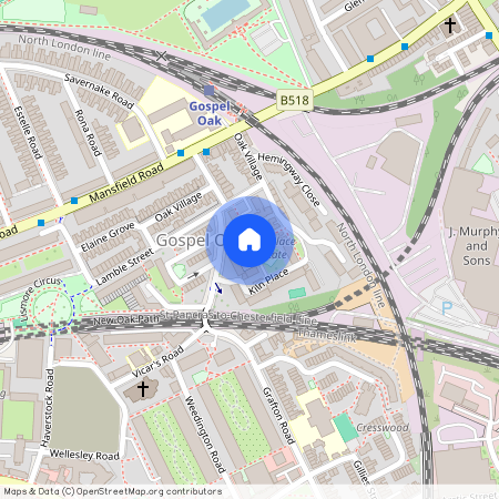 Oakley Square, Kings Cross, Camden, London