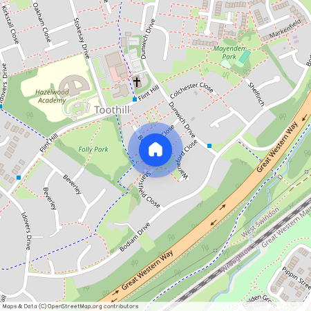 3 Bedroom house to rent, Toothill, West Swindon