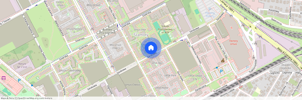 ul. Herbu Oksza, Szamoty, Ursus, Warszawa, mazowieckie