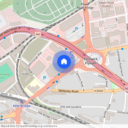 M-25, Kew Curve, Capital Interchange Way, Brentford, TW8