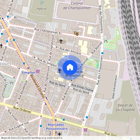 Appartement à louer rue du Simplon, Paris 18ème