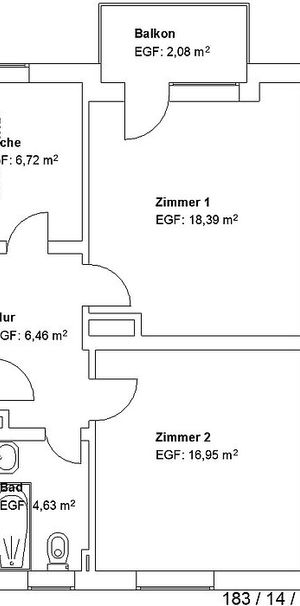 Ideal für zwei! 2 ZKB mit Balkon am Lindenberg! - Foto 2