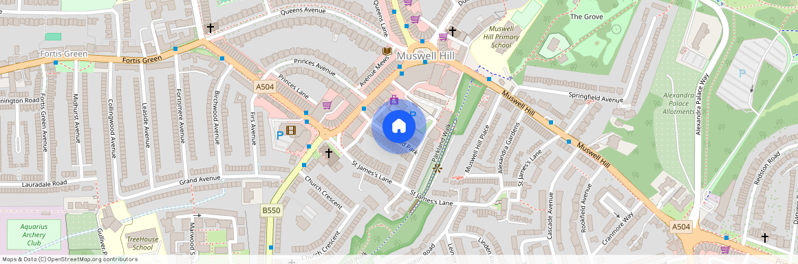 Hillfield Park, Muswel Hill