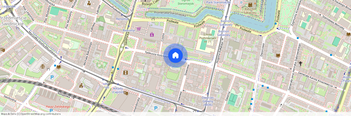 ul. Tadeusza Kościuszki, Przedmieście Świdnickie, Stare Miasto, Wrocław, dolnośląskie