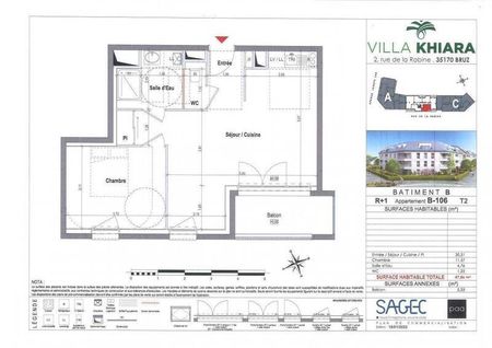 Appartement 2 pièces - - Photo 2