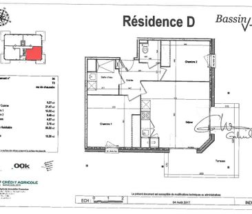 Location Appartement 3 pièces 56m² AUDENGE 33980 - Photo 1