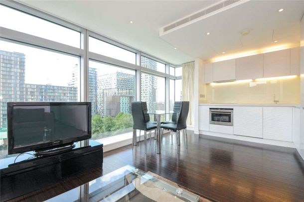 One bedroom apartment with spectacular dock views in Pan Peninsula East Tower. - Photo 1