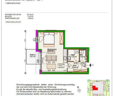 BLUMENGASSE - 1 Zimmer Wohnung mit Balkon | Neubau - Zweitbezug | K... - Photo 3
