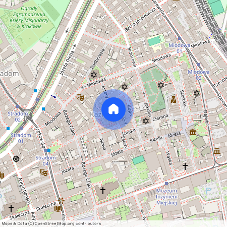 ul. Estery, Kazimierz, Stare Miasto, Kraków, małopolskie