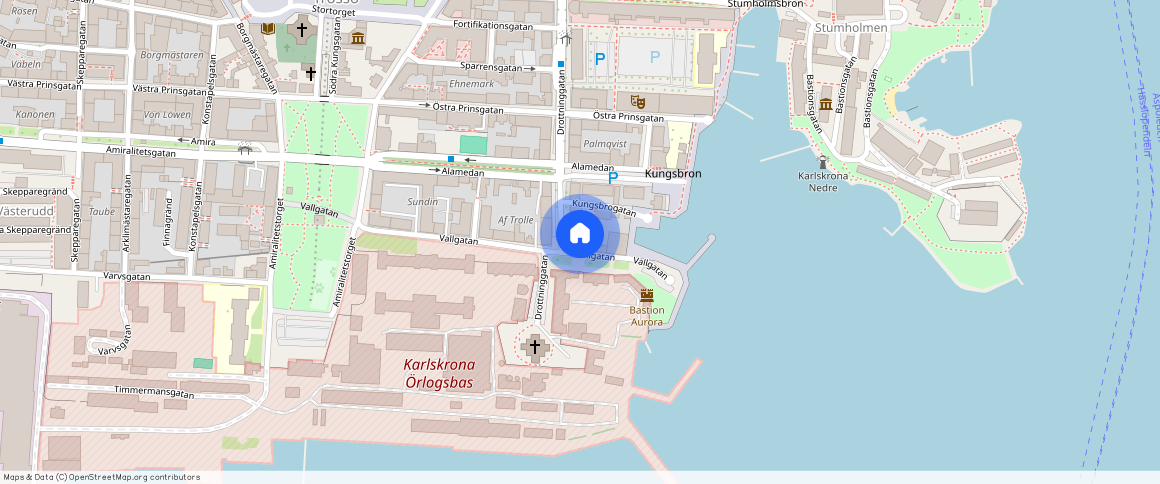 Trossö/centrum, Karlskrona, Blekinge, Vallgatan 6