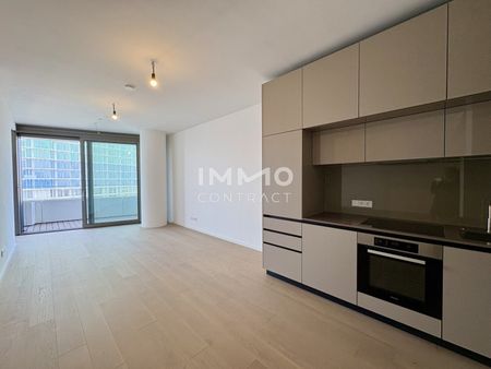 Fantastischer Erstbezug mit durchdachtem Grundriss, Balkon und Sonnenuntergang (Doorman, Gym, Pool, Lounges) - Foto 3