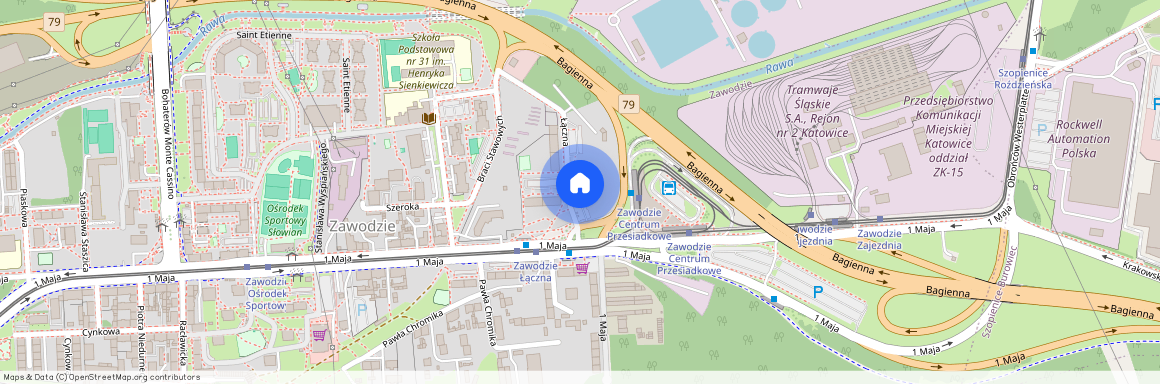 Łączna 2, Katowice, Zawodzie