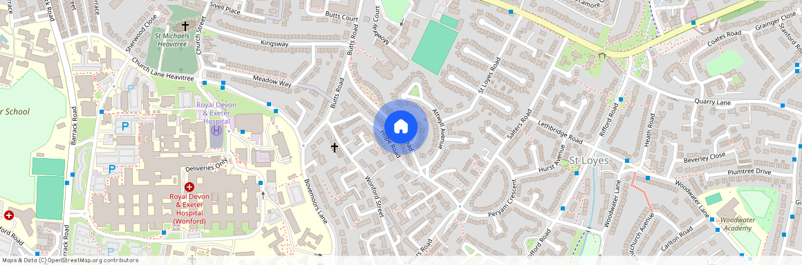 Hoker Road, Wonford, Exeter, EX2