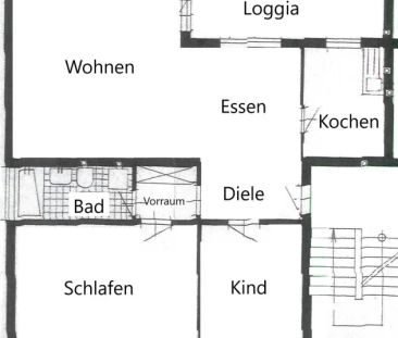 Geräumige Wohnung mit Loggia und Gartennutzung in Siegen-Seelbach! - Photo 4