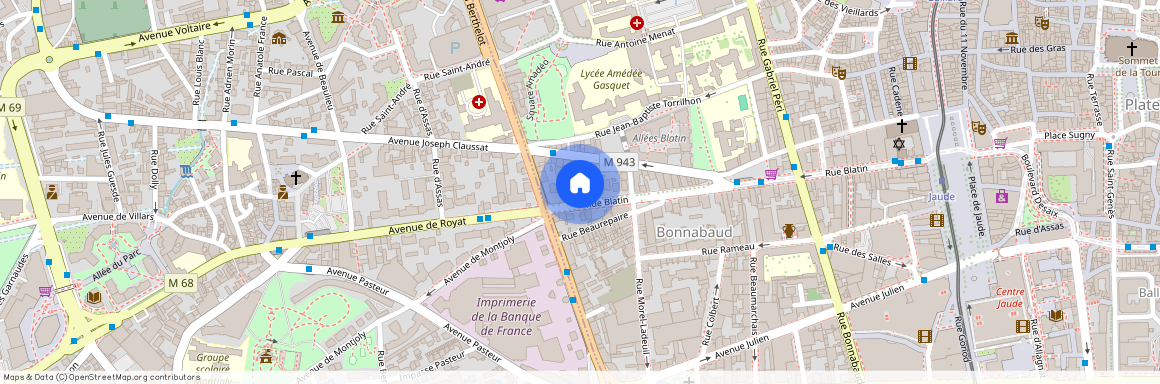 Résidence Chambord 70 rue Blatin, 63000, Clermont-Ferrand