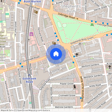 21 Goldhawk Road, London W12