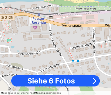 1-Zimmer-Studentenappartement in Passau-Innstadt mit Westbalkon und... - Foto 1