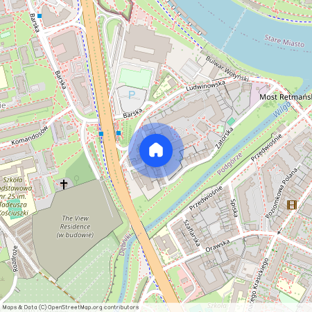 ul. Turecka, Ludwinów, Dębniki, Kraków, małopolskie