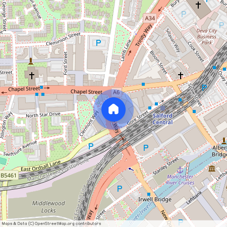 Vista River Tower, Trinity Way, M5