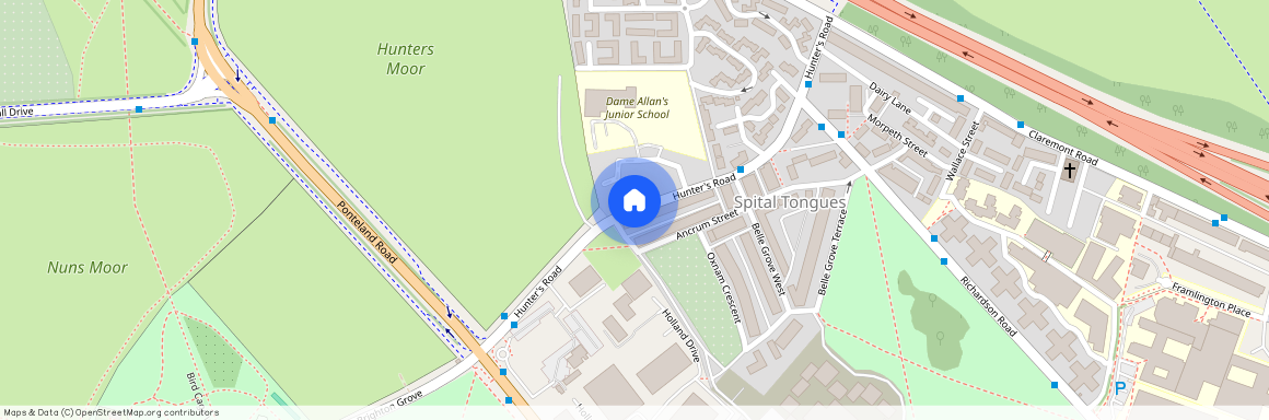 Hunters Road, Spital Tongues, NE2