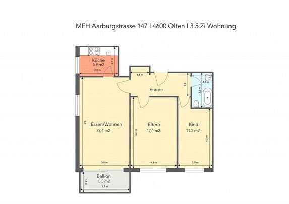 NEU zu vermieten in Olten! - Foto 1