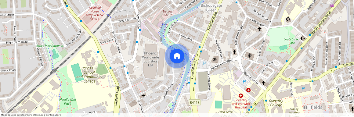 Drapers Fields, Canal Basin, Coventry, West Midlands, CV1