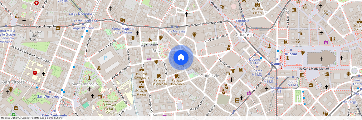 Via Borromei, Milan, Lombardy 20123