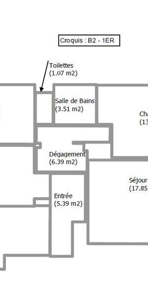 Location appartement 4 pièces, 77.49m², Champigny-sur-Marne - Photo 1