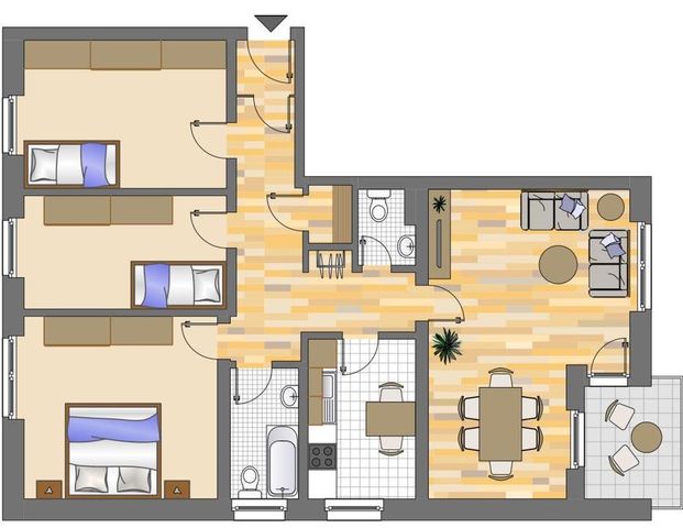 4-Zimmer-Wohnung in Plettenberg - Photo 1