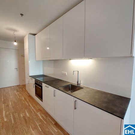 Sonnwendviertel: 1-Zimmer-Wohnung mit Balkon im 11. OG – Fitnessraum, Co-Working & Rooftop-Terrasse inklusive! - Foto 5